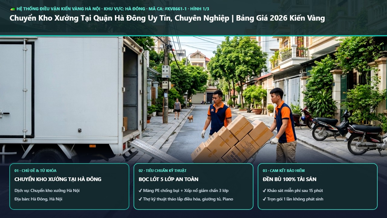 chuyển kho xưởng tại hà đông - Chuyển Kho Xưởng Tại Quận Hà Đông Uy Tín, Chuyên Nghiệp | Bảng Giá 2026 Kiến Vàng | Kiến Vàng Hà Đông (Hình thực tế 1)