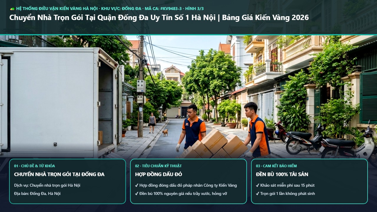 Hình ảnh thực tế nghiệm thu ca chuyển nhà trọn gói tại đống đa tại Quận Đống Đa Hà Nội - Công Ty Vận Chuyển Kiến Vàng Hà Nội