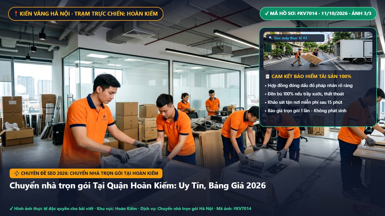 Hình ảnh thực tế nghiệm thu ca chuyển nhà trọn gói tại hoàn kiếm tại Quận Hoàn Kiếm Hà Nội - Công Ty Vận Chuyển Kiến Vàng Hà Nội