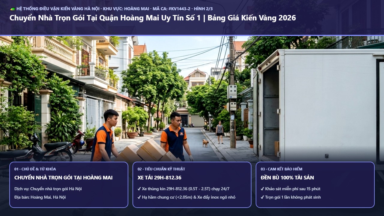 chuyển nhà trọn gói tại hoàng mai - Chuyển Nhà Trọn Gói Tại Quận Hoàng Mai Uy Tín Số 1 | Bảng Giá Kiến Vàng 2026 | Kiến Vàng Hoàng Mai (Hình thực tế 2)
