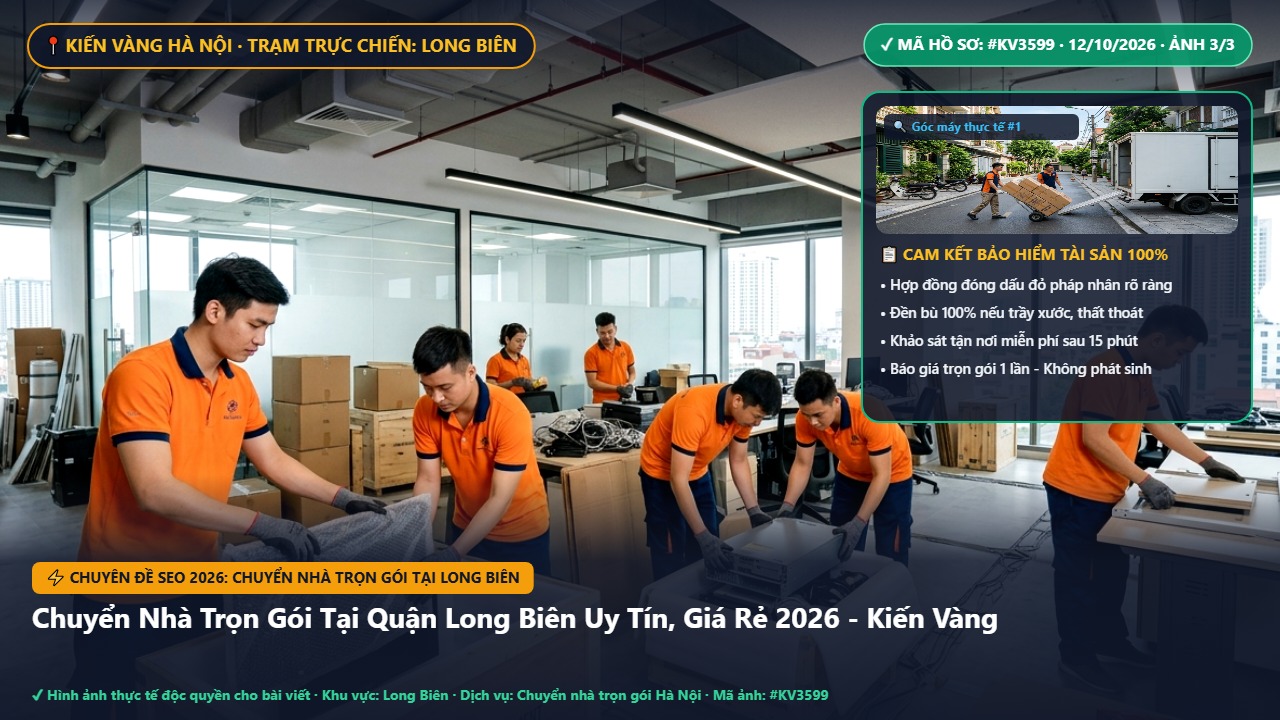 Hình ảnh thực tế nghiệm thu ca chuyển nhà trọn gói tại long biên tại Quận Long Biên Hà Nội - Công Ty Vận Chuyển Kiến Vàng Hà Nội