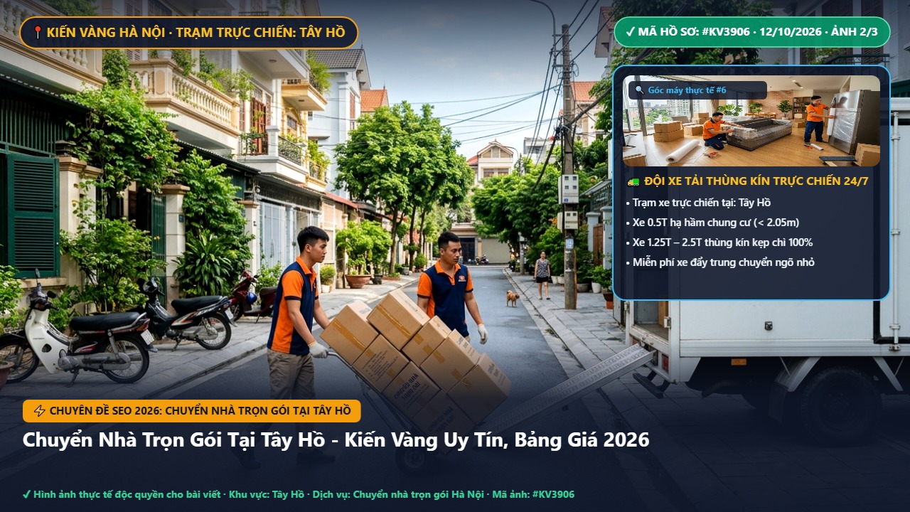chuyển nhà trọn gói tại tây hồ - Chuyển Nhà Trọn Gói Tại Tây Hồ - Kiến Vàng Uy Tín, Bảng Giá 2026 | Kiến Vàng Tây Hồ (Hình thực tế 2)