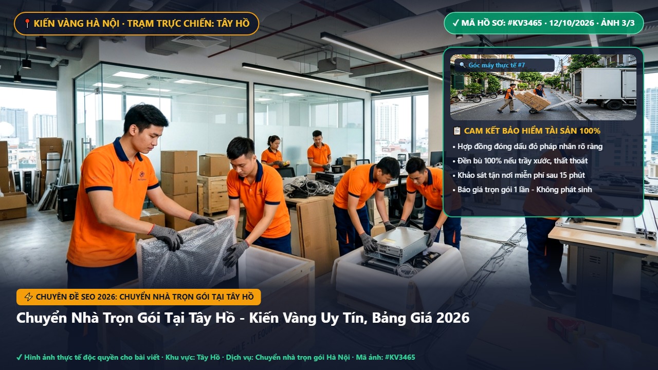 Hình ảnh thực tế nghiệm thu ca chuyển nhà trọn gói tại tây hồ tại Quận Tây Hồ Hà Nội - Công Ty Vận Chuyển Kiến Vàng Hà Nội