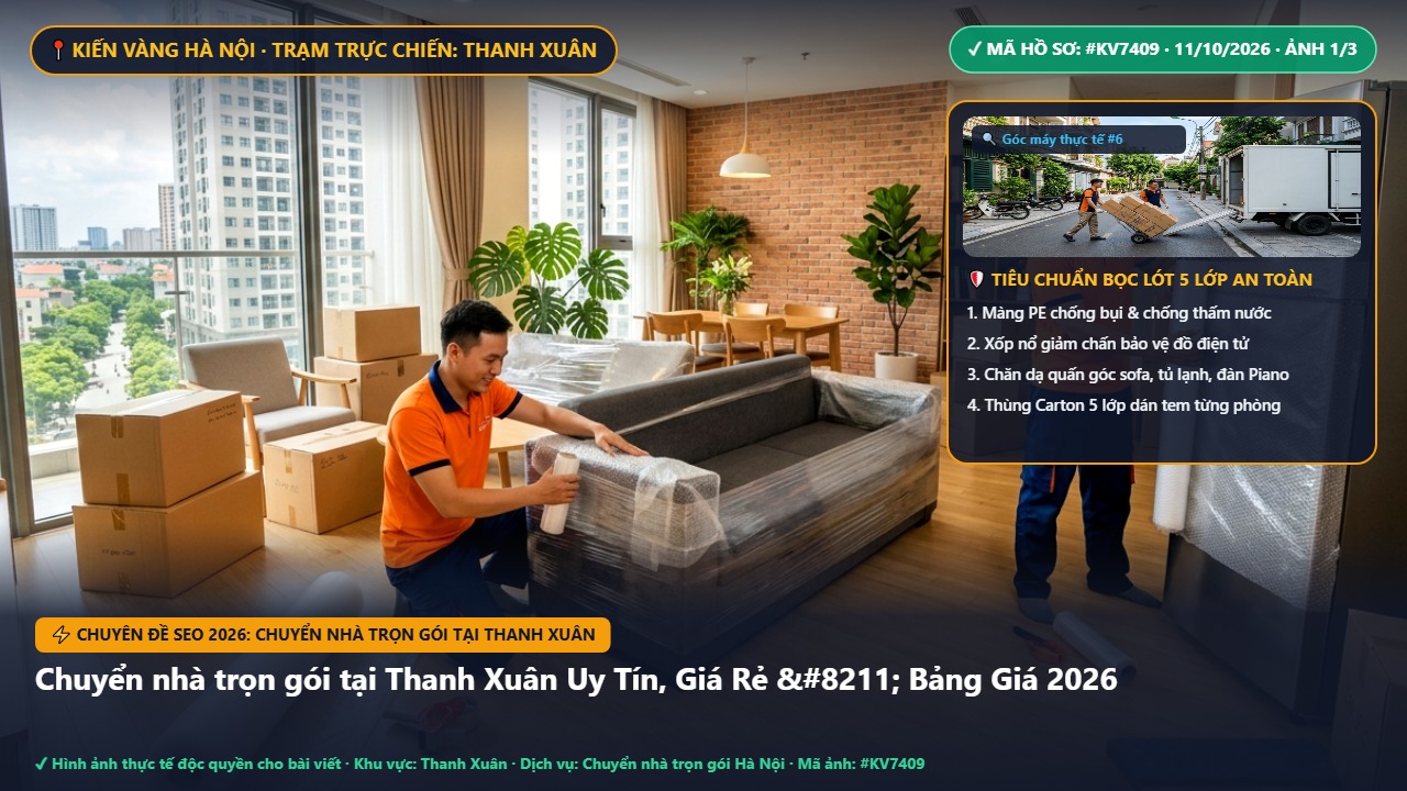 chuyển nhà trọn gói tại thanh xuân - Chuyển nhà trọn gói tại Thanh Xuân Uy Tín, Giá Rẻ – Bảng Giá 2026 | Kiến Vàng Thanh Xuân (Hình thực tế 1)