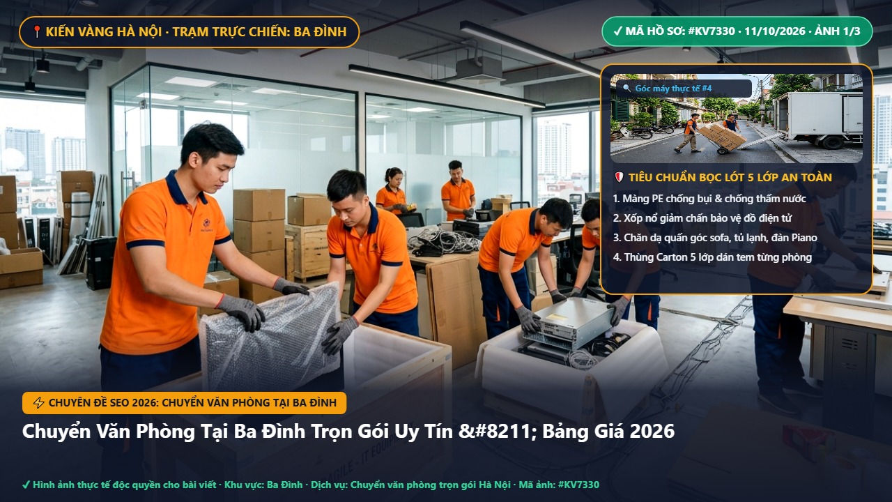 chuyển văn phòng tại ba đình - Chuyển Văn Phòng Tại Ba Đình Trọn Gói Uy Tín – Bảng Giá 2026 | Kiến Vàng Ba Đình (Hình thực tế 1)