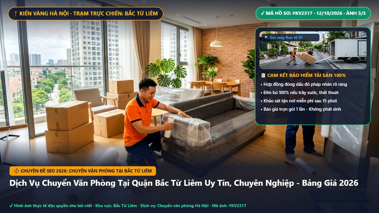 Hình ảnh thực tế nghiệm thu ca chuyển văn phòng tại bắc từ liêm tại Quận Bắc Từ Liêm Hà Nội - Công Ty Vận Chuyển Kiến Vàng Hà Nội