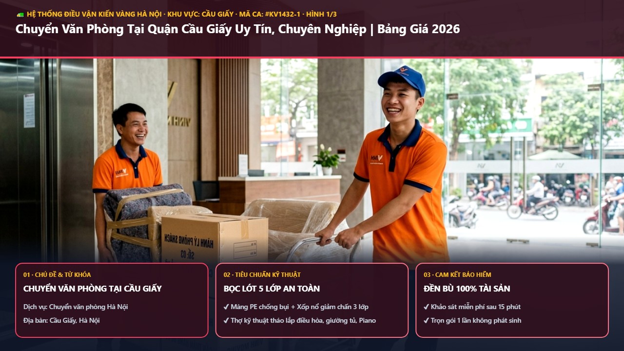 chuyển văn phòng tại cầu giấy - Chuyển Văn Phòng Tại Quận Cầu Giấy Uy Tín, Chuyên Nghiệp | Bảng Giá 2026 | Kiến Vàng Cầu Giấy (Hình thực tế 1)