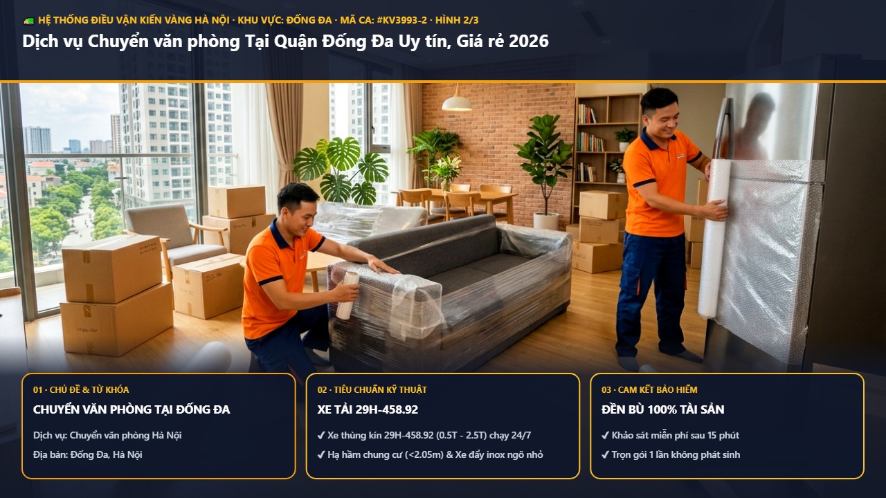 chuyển văn phòng tại đống đa - Dịch vụ Chuyển văn phòng Tại Quận Đống Đa Uy tín, Giá rẻ 2026 | Kiến Vàng Đống Đa (Hình thực tế 2)