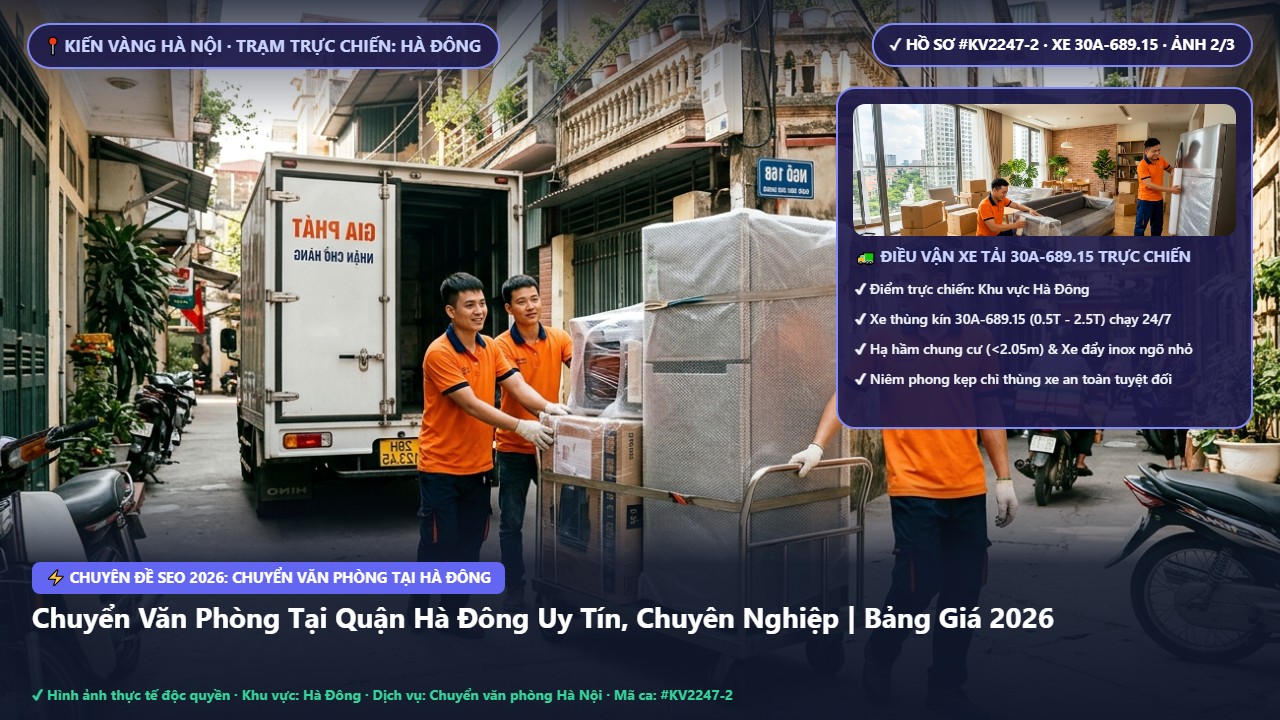 chuyển văn phòng tại hà đông - Chuyển Văn Phòng Tại Quận Hà Đông Uy Tín, Chuyên Nghiệp | Bảng Giá 2026 | Kiến Vàng Hà Đông (Hình thực tế 2)