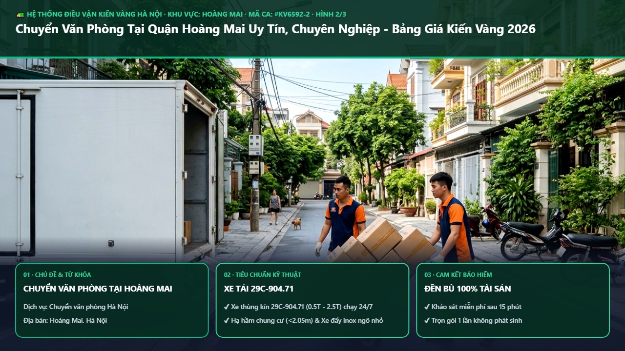 chuyển văn phòng tại hoàng mai - Chuyển Văn Phòng Tại Quận Hoàng Mai Uy Tín, Chuyên Nghiệp - Bảng Giá Kiến Vàng 2026 | Kiến Vàng Hoàng Mai (Hình thực tế 2)