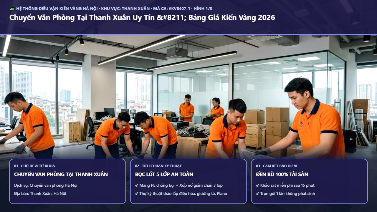 chuyển văn phòng tại thanh xuân - Chuyển Văn Phòng Tại Thanh Xuân Uy Tín – Bảng Giá Kiến Vàng 2026 | Kiến Vàng Thanh Xuân (Hình thực tế 1)