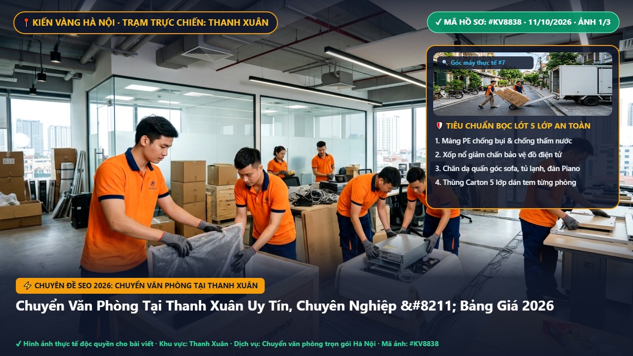 chuyển văn phòng tại thanh xuân - Chuyển Văn Phòng Tại Thanh Xuân Uy Tín, Chuyên Nghiệp – Bảng Giá 2026 | Kiến Vàng Thanh Xuân (Hình thực tế 1)