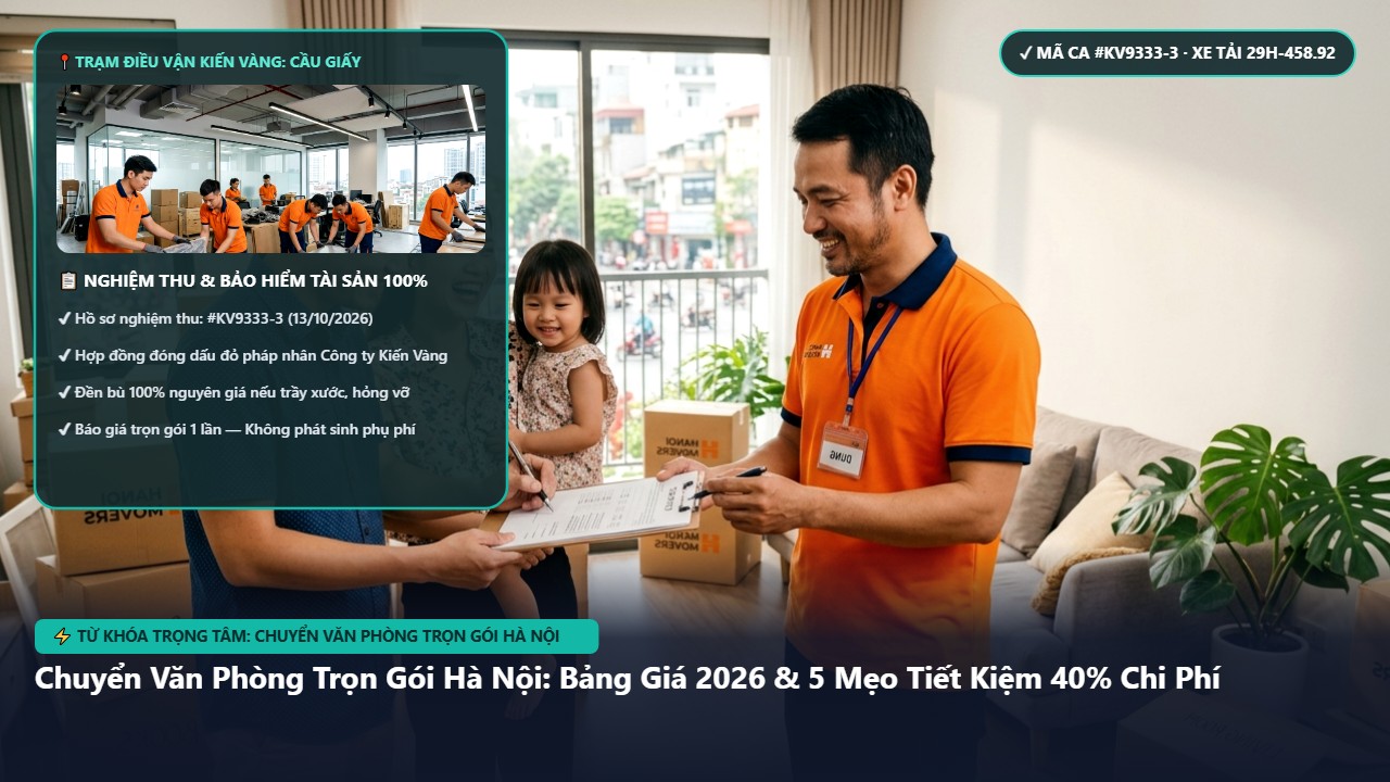Hình ảnh thực tế nghiệm thu ca chuyển văn phòng trọn gói Hà Nội tại Quận Cầu Giấy Hà Nội - Công ty TNHH thương mại & dịch vụ vận tải kiến vàng