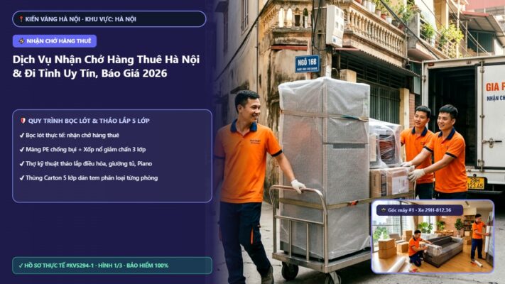 nhận chở hàng thuê - Dịch Vụ Nhận Chở Hàng Thuê Hà Nội & Đi Tỉnh Uy Tín, Báo Giá 2026 | Kiến Vàng Hà Nội (Hình thực tế 1 - Mã #KV5294-1)