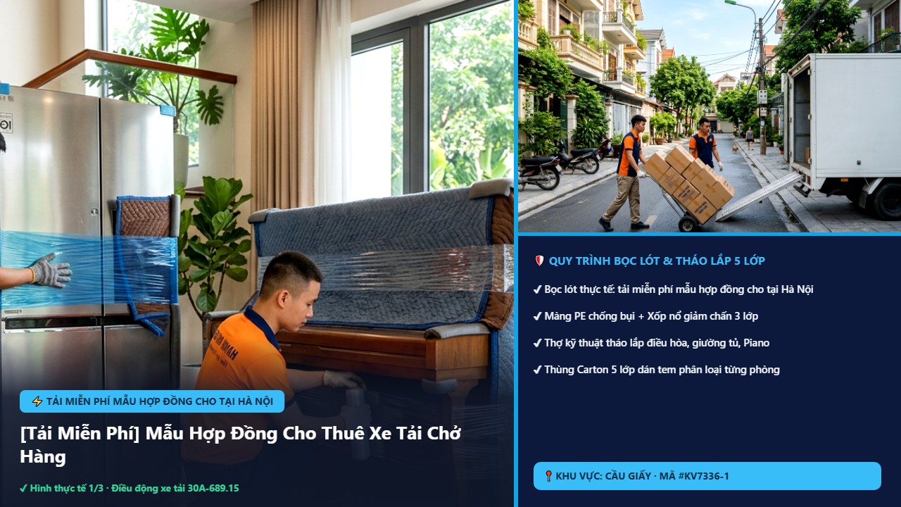 tải miễn phí mẫu hợp đồng cho tại Hà Nội - [Tải Miễn Phí] Mẫu Hợp Đồng Cho Thuê Xe Tải Chở Hàng B2B Theo Tháng (Chuẩn Pháp Lý 2026) | Kiến Vàng Cầu Giấy (Hình thực tế 1)