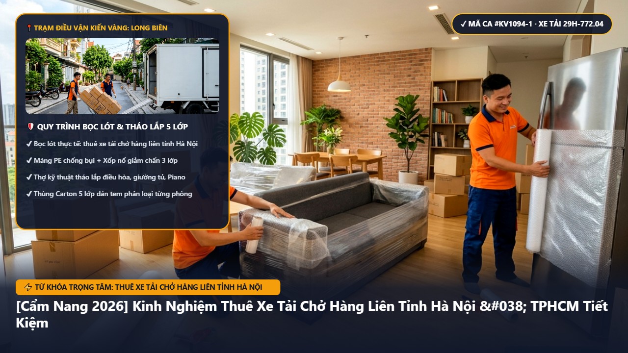 Nhân viên Kiến Vàng tư vấn và kiểm tra xe tải trước hành trình liên tỉnh