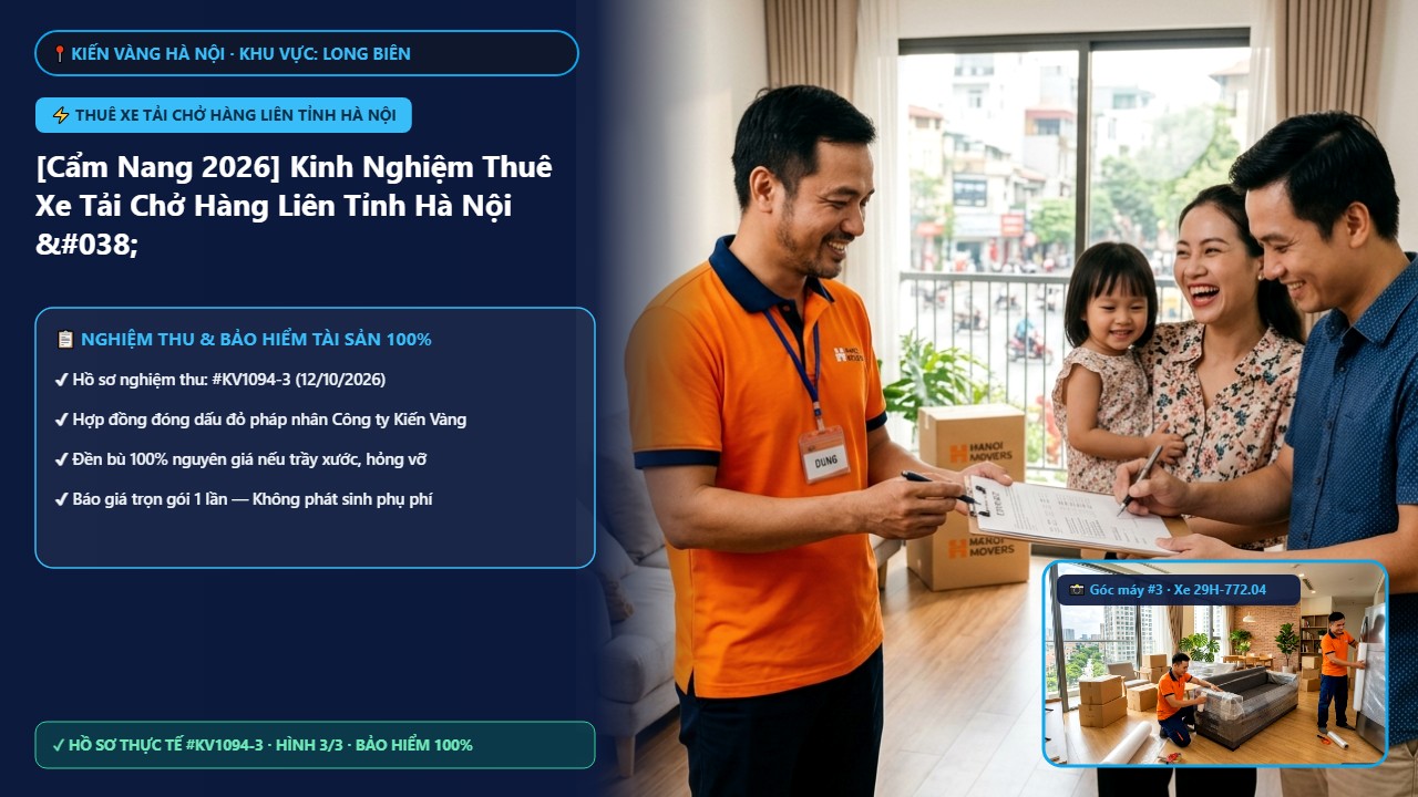 Nhân viên công ty Kiến Vàng tư vấn hợp đồng vận chuyển rõ ràng cho khách hàng